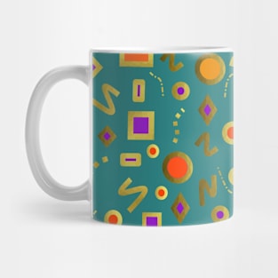 Retro Mod Shapes Mug